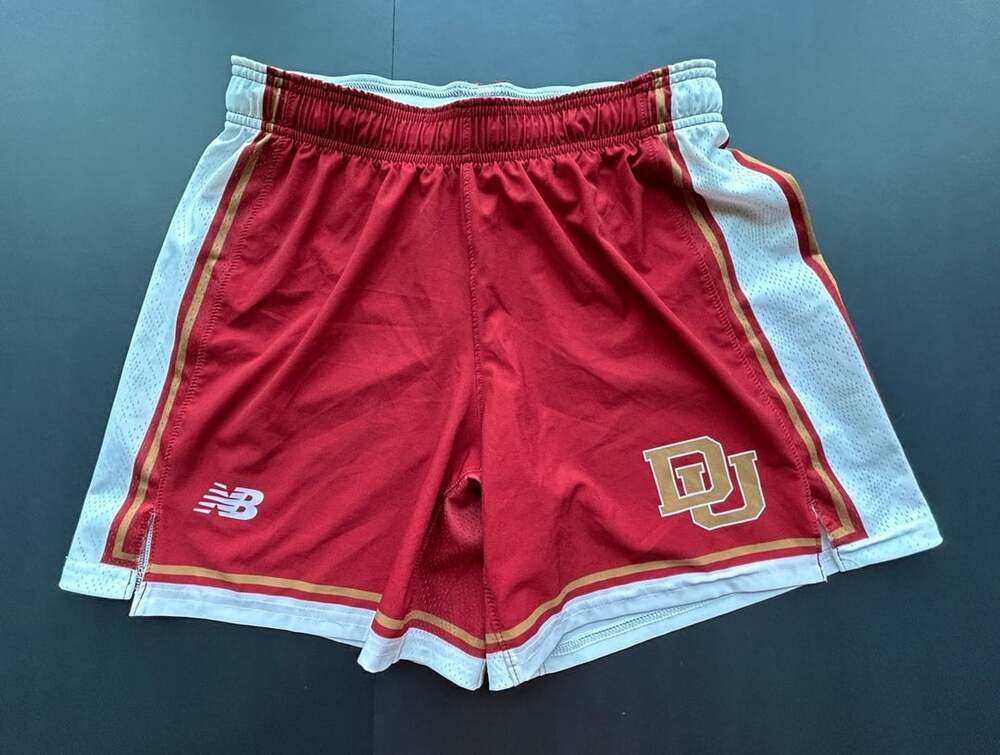 New Balance Denver Pioneers Shorts Red Size M